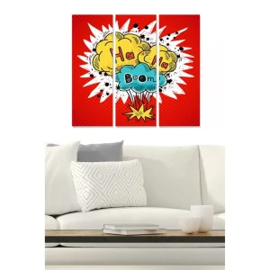 Canvastavla Humor 3-pack Flerfärgad - Inredning & dekor Kampanjpris