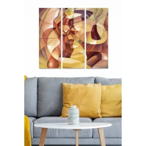 Snabb frakt Canvastavla Abstract 3-pack Flerfärgad - Inredning & dekor