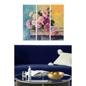 Begränsat erbjudande Tavla Floral 3-pack Flerfärgad - Inredning & dekor