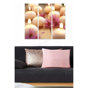 Canvastavla Floral 3-pack Flerfärgad - Inredning & dekor Lägg i varukorgen