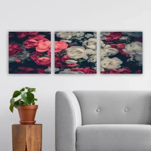 Begränsat erbjudande Dekorativ Canvastavla 3-Delar 30x30 cm - Inredning & dekor