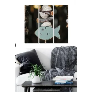 Snabb frakt Canvastavla Animal 3-pack Flerfärgad - Inredning & dekor