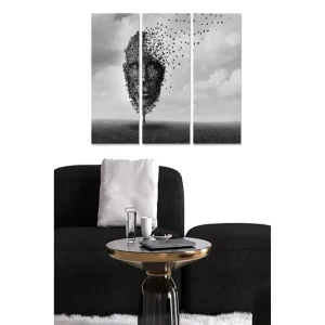 Canvastavla Abstract 3-pack Flerfärgad - Inredning & dekor Kundfavorit