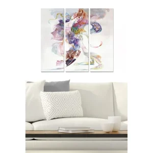 Canvastavla Abstract 3-pack Flerfärgad - Inredning & dekor Populärt val