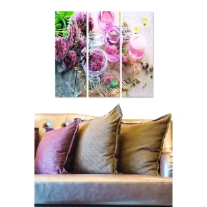 Tavla Floral 3-pack Flerfärgad - Inredning & dekor Rabatter