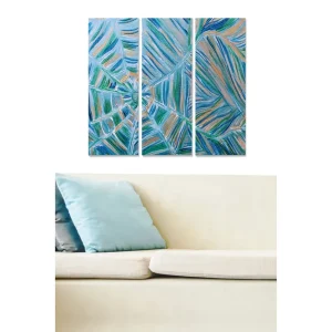 Tavla Abstract 3-pack Flerfärgad - Inredning & dekor Bästa pris