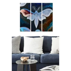Canvastavla Abstract 3-pack Flerfärgad - Inredning & dekor Nedsatt pris