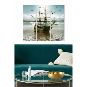 Billig Canvastavla Scenic 3-pack Flerfärgad - Inredning & dekor