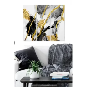 Canvastavla Abstract 3-pack Flerfärgad - Inredning & dekor Lägg i varukorgen