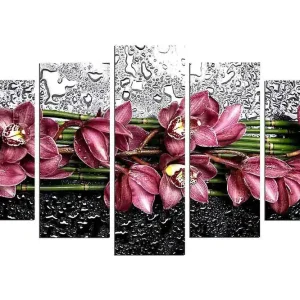 Utförsäljning Decorative MDF Painting (5 Pieces) 20x60 - Inredning & dekor