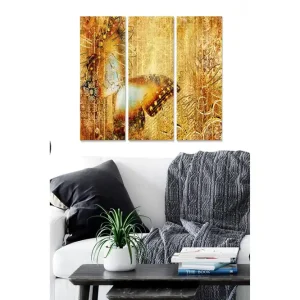 Canvastavla Abstract 3-pack Flerfärgad - Inredning & dekor Erbjudande