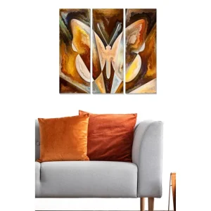 Canvastavla Abstract 3-pack Flerfärgad - Inredning & dekor Snabb leverans