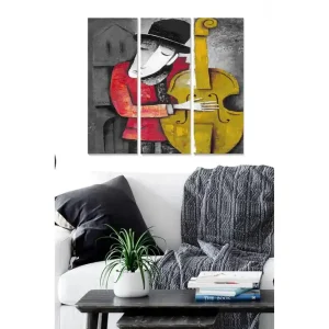 Tavla Music 3-pack Flerfärgad - Inredning & dekor Sänkt pris