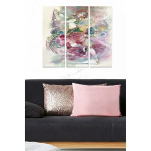 Canvastavla Abstract 3-pack Flerfärgad - Inredning & dekor Endast denna vecka