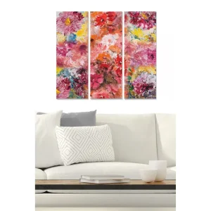 Canvastavla Abstract 3-pack Flerfärgad - Inredning & dekor Populär