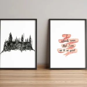 Tavla Sayings med Ram 2-pack Flerfärgad - Inredning & dekor Outlet