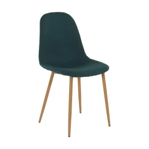 Loft24 Abia Matstol 4-pack Grön - Möbler risnedsättning