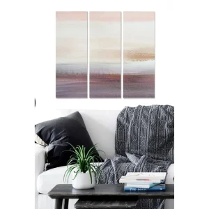 Begränsat erbjudande Canvastavla Abstract 3-pack Flerfärgad - Inredning & dekor