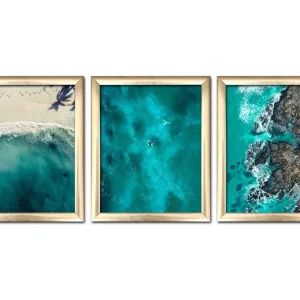 Tavla Nautical med Ram 3-pack Flerfärgad - Inredning & dekor Lägg i varukorgen