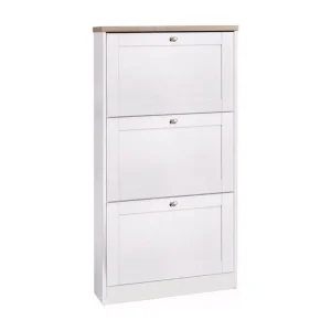 Säker betalning Loft24 Naveen Skolåda 70x130 cm Vit/Brun - Förvaring
