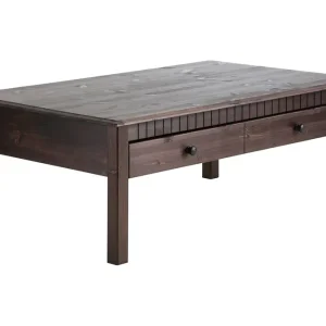 Endast idag Loft24 Kersey Soffbord 110 cm Svart - Möbler