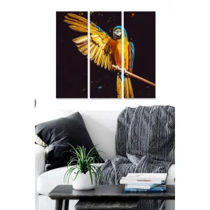 Tavla Animal 3-pack Flerfärgad - Inredning & dekor Expressleverans