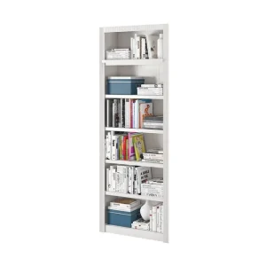 Loft24 Minturn Bokhylla 81 cm Bred Vit - Förvaring Billig