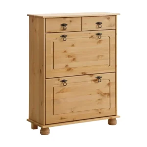 Loft24 Welton Skoskåp 75 cm Brun - Förvaring Begränsat erbjudande