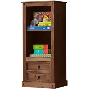 Fri frakt Loft24 Ayala Bokhylla 65 cm Brun - Förvaring