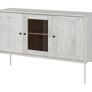 Premium Loft24 Munira Skänk 130 cm Beige/Vit - Förvaring