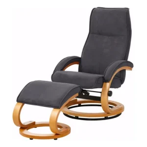 Loft24 Reclinerfåtölj Loft24 Pasha Reclinerfåtölj Microfiber Grå - Möbler Premium