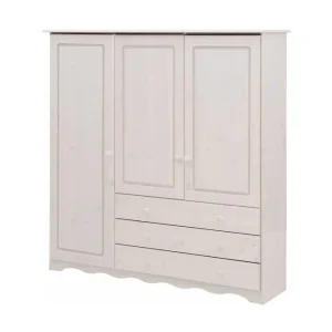 Rabatt Loft24 Naoki TV-skåp 140 cm Vit - Förvaring