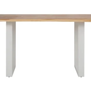 Loft24 Netan Matbord 140 cm Akacia Brun/Vit - Möbler Rea