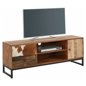 Erbjudande Loft24 TV-bänk Himani 150 cm Brun - Möbler