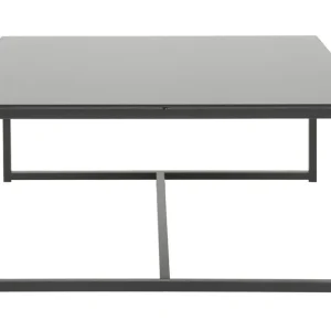 Concept 55 Ardler Soffbord 100 cm Glas/Svart - Möbler Sänkt pris
