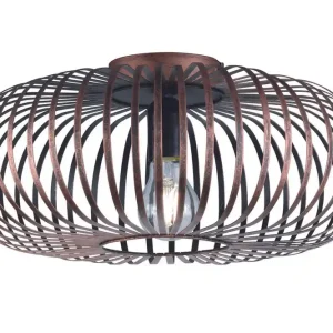 Fri frakt Trio Lighting Johann Plafond 40cm E27 antikkoppar Koppar - Belysning