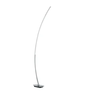 Trio Lighting Solo LED Golvlampa borstad aluminium Borstad Aluminium - Belysning Billigare