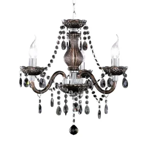 Begränsad tid Trio Lighting Luster Ljuskrona 3L E14 svart Svart - Belysning