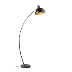 Trio Lighting Recife Golvlampa E27 svart/ guld Svart/Guld - Belysning Säker betalning