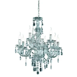 Endast idag Trio Lighting Luster Ljuskrona 9L E14 transparent Transparent - Belysning