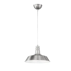I lager Trio Lighting Will Taklampa E27 borstad stål Borstad stål - Belysning