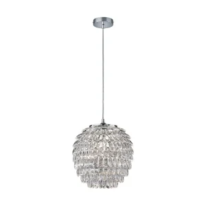 Handla nu Trio Lighting Petty Taklampa 35cm E27 transparent Transparent - Belysning