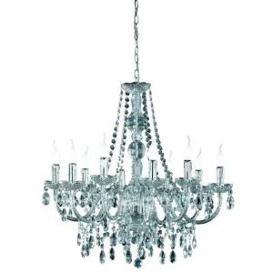 Trio Lighting Luster Ljuskrona 10L E14 transparent Transparent - Belysning Fynd