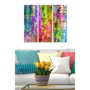 Tavla Colorful 3-pack Flerfärgad - Inredning & dekor Säker betalning
