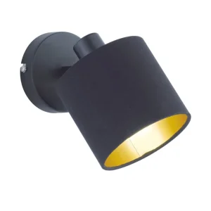 Trio Lighting Tommy Spotlight 1L E14 mattsvart/ guld Matt svart/Guld - Belysning Populärt val