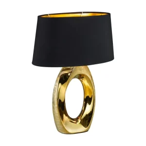 Trio Lighting Taba bordslampa 52cm E27 guld/ svart Guld/Svart - Belysning Erbjudandepris