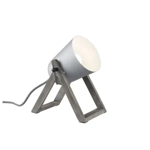 Kampanjpris Trio Lighting Marc bordslampa E27 grå Grå - Belysning