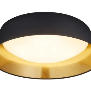 Köp online Trio Lighting Ponts LED Plafond 45cm svart/ guld Svart/Guld - Belysning