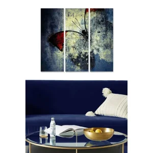 Billigare Canvastavla Abstract 3-pack Flerfärgad - Inredning & dekor
