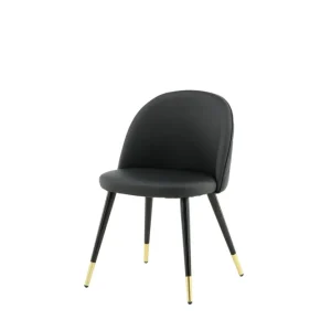 Venture Home Velvet Deluxe Matstol Mässing/Svart - Möbler Köp online